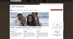 Desktop Screenshot of carf.org