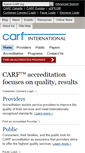 Mobile Screenshot of carf.org