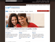 Tablet Screenshot of carf.org